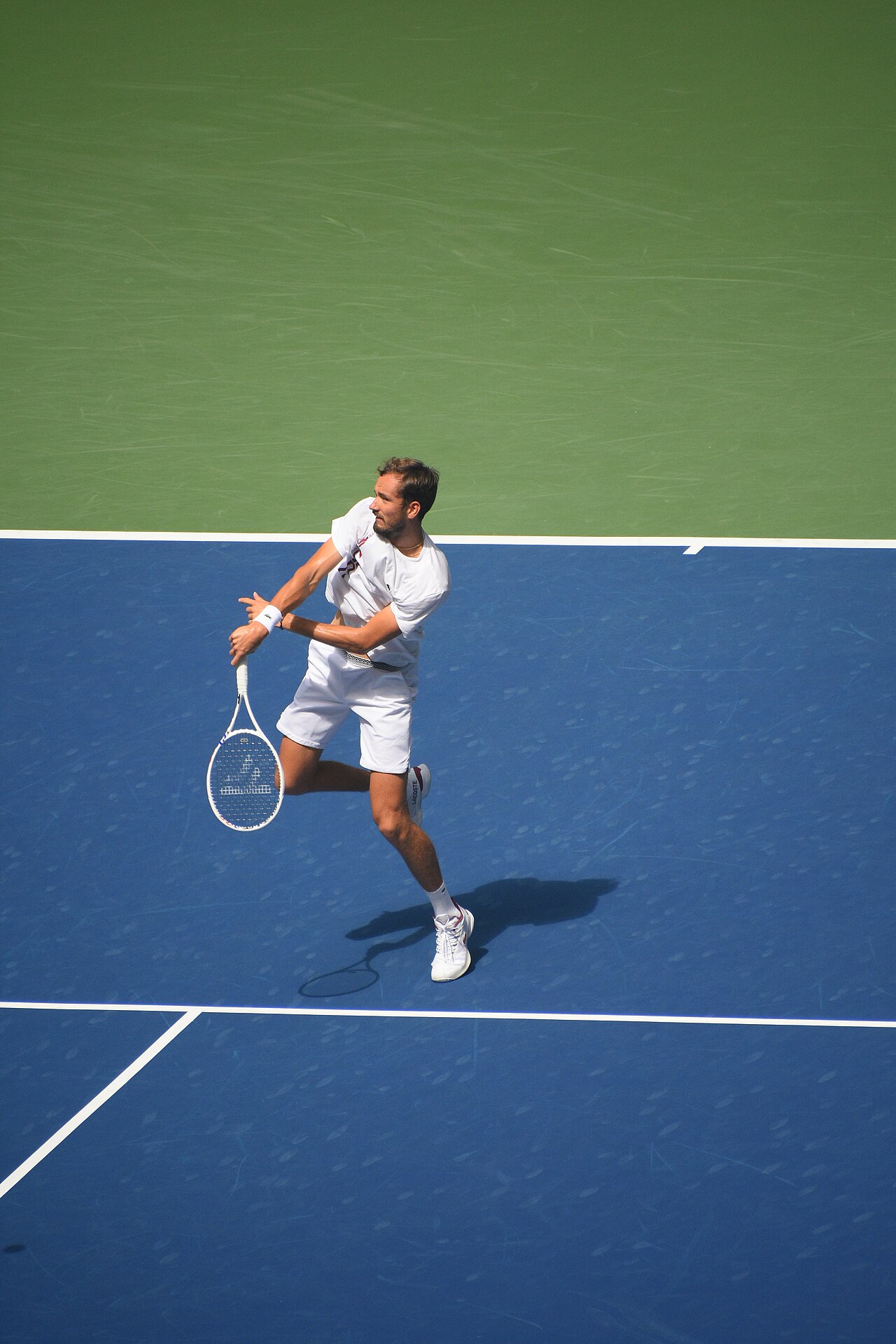 Daniil Medvedev em treino, foto de arquivo