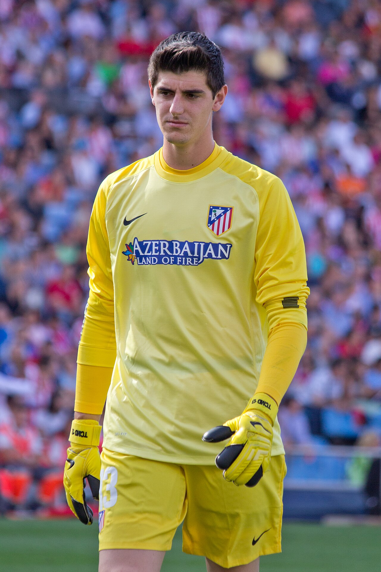 Thibaut Courtois, goleiro do Real Madrid, em foto de arquivo