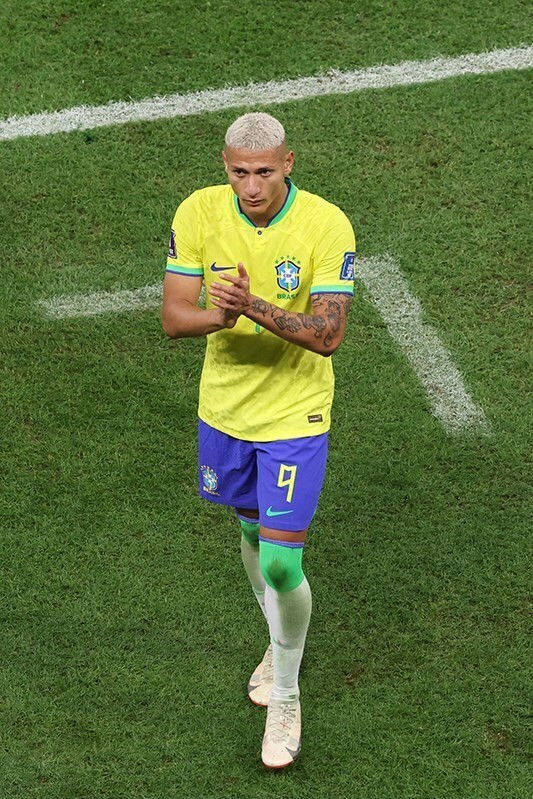 Richarlison em jogo da Seleção Brasileira na Copa do Mundo de 2022, em foto de arquivo