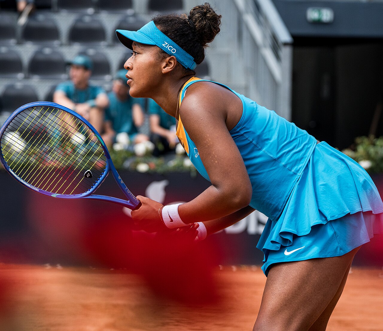 Naomi Osaka em quadra, em foto de arquivo de 2025