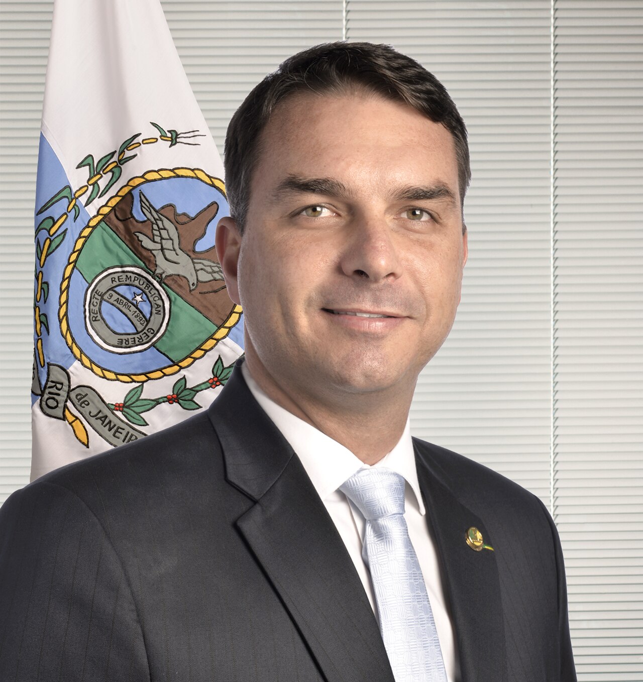 Foto oficial do senador Flávio Bolsonaro, em imagem de arquivo