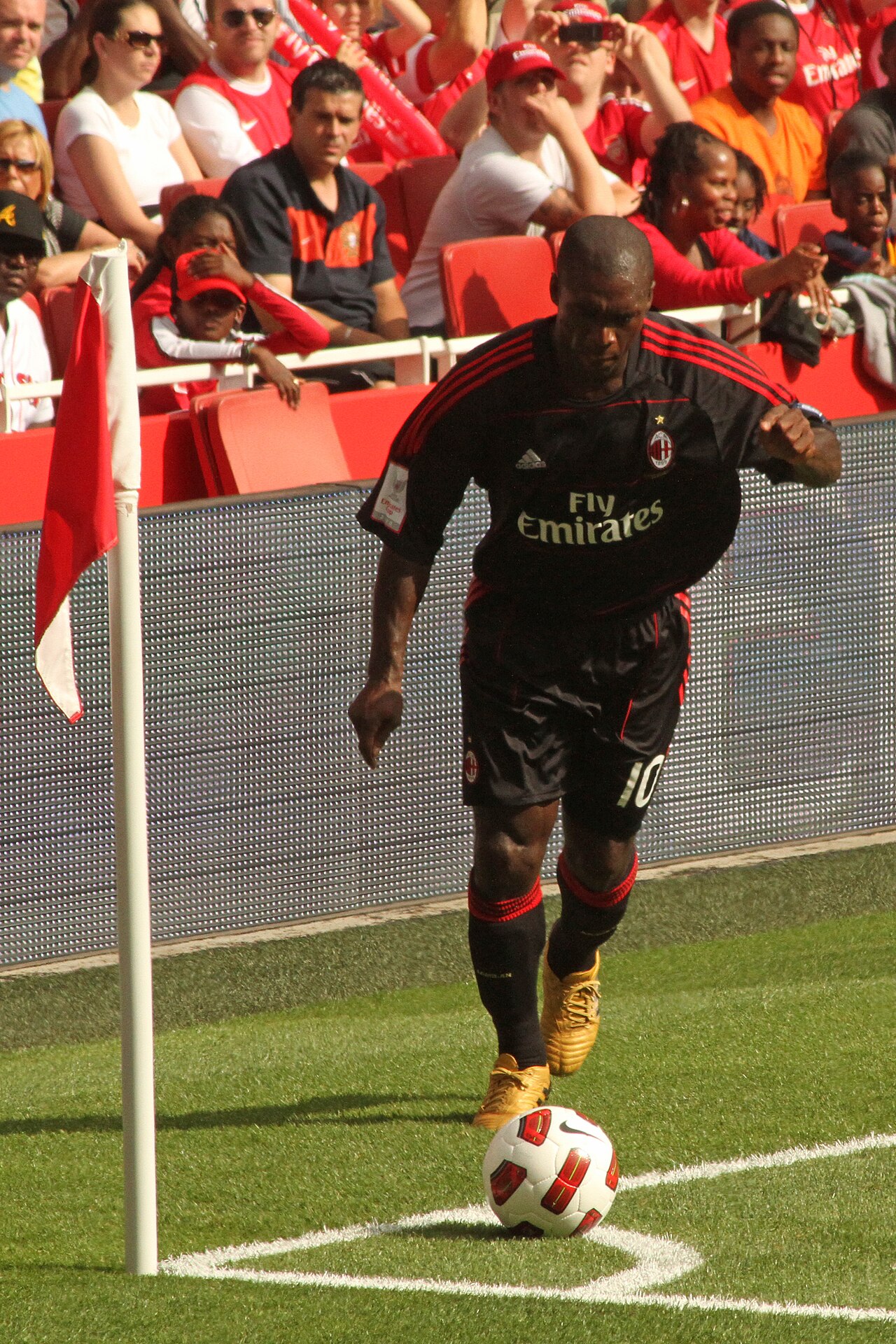 Clarence Seedorf em foto de arquivo de 2010