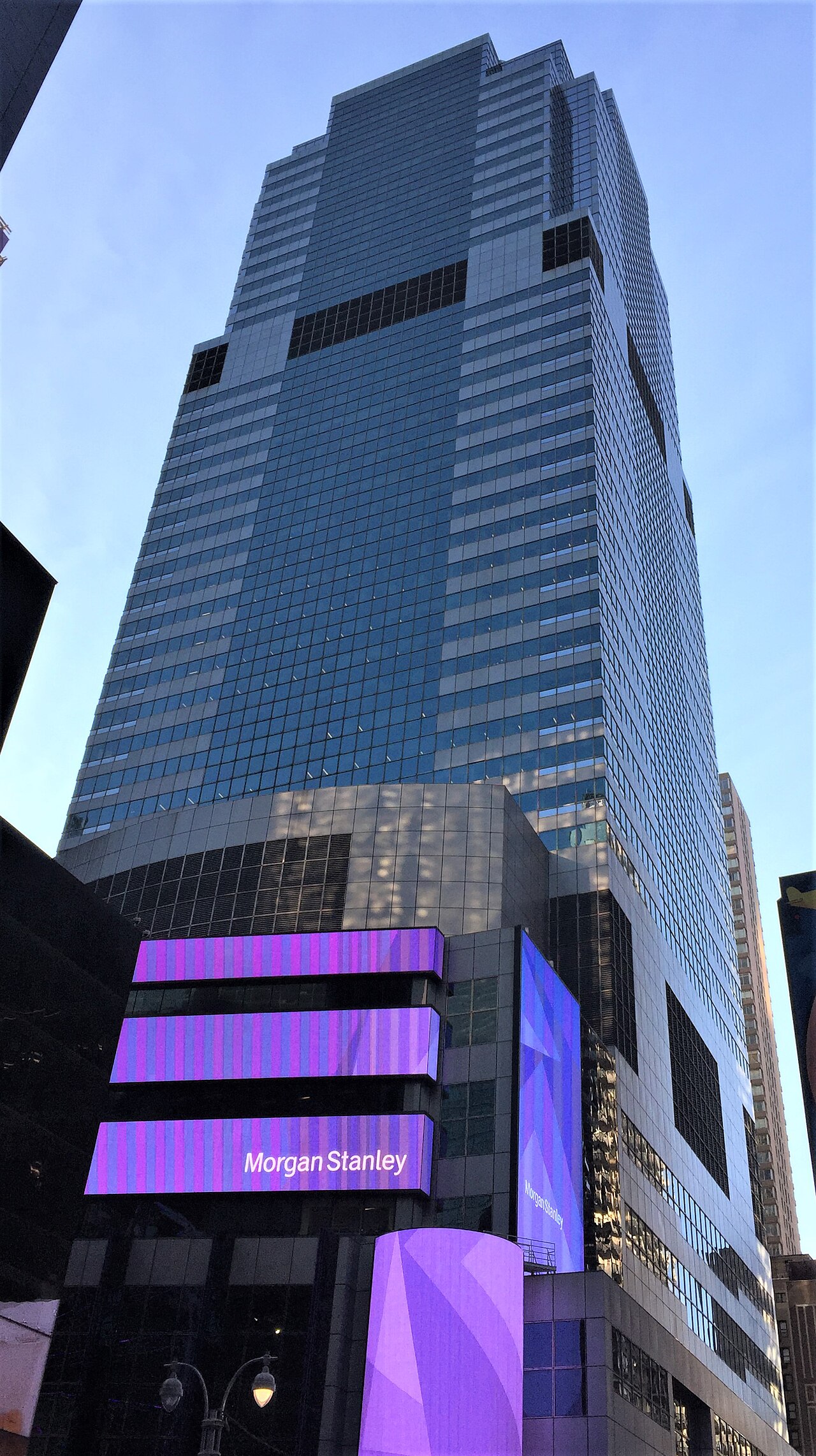Edifício do Morgan Stanley na Times Square, em Nova York, em foto de arquivo