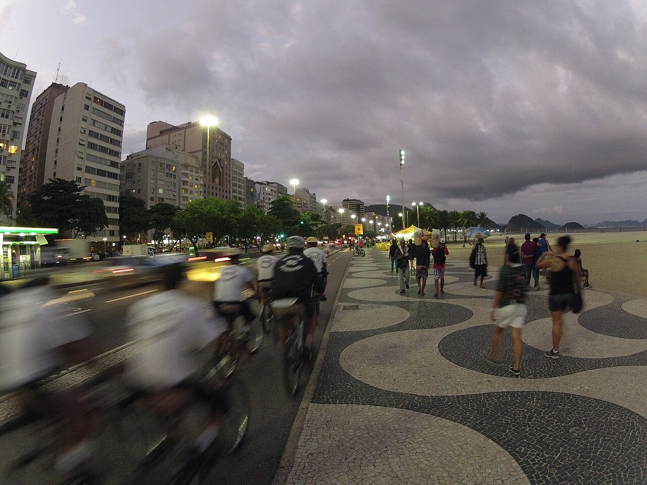 Calçadão de Copacabana, no Rio de Janeiro, em foto de arquivo
