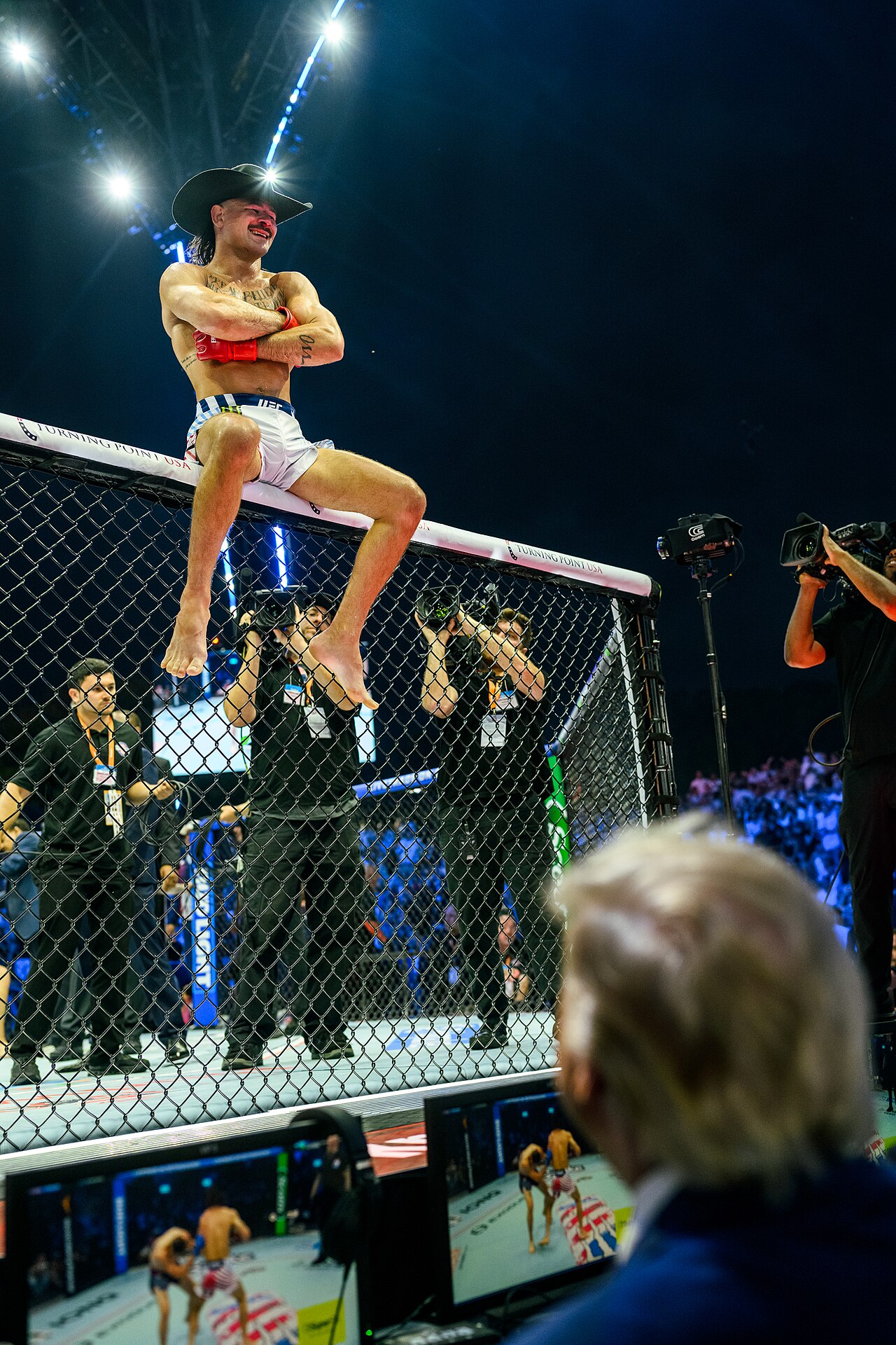 Evento de MMA do UFC em 2026, foto de arquivo ilustrativa; não mostra a luta de Vagaev