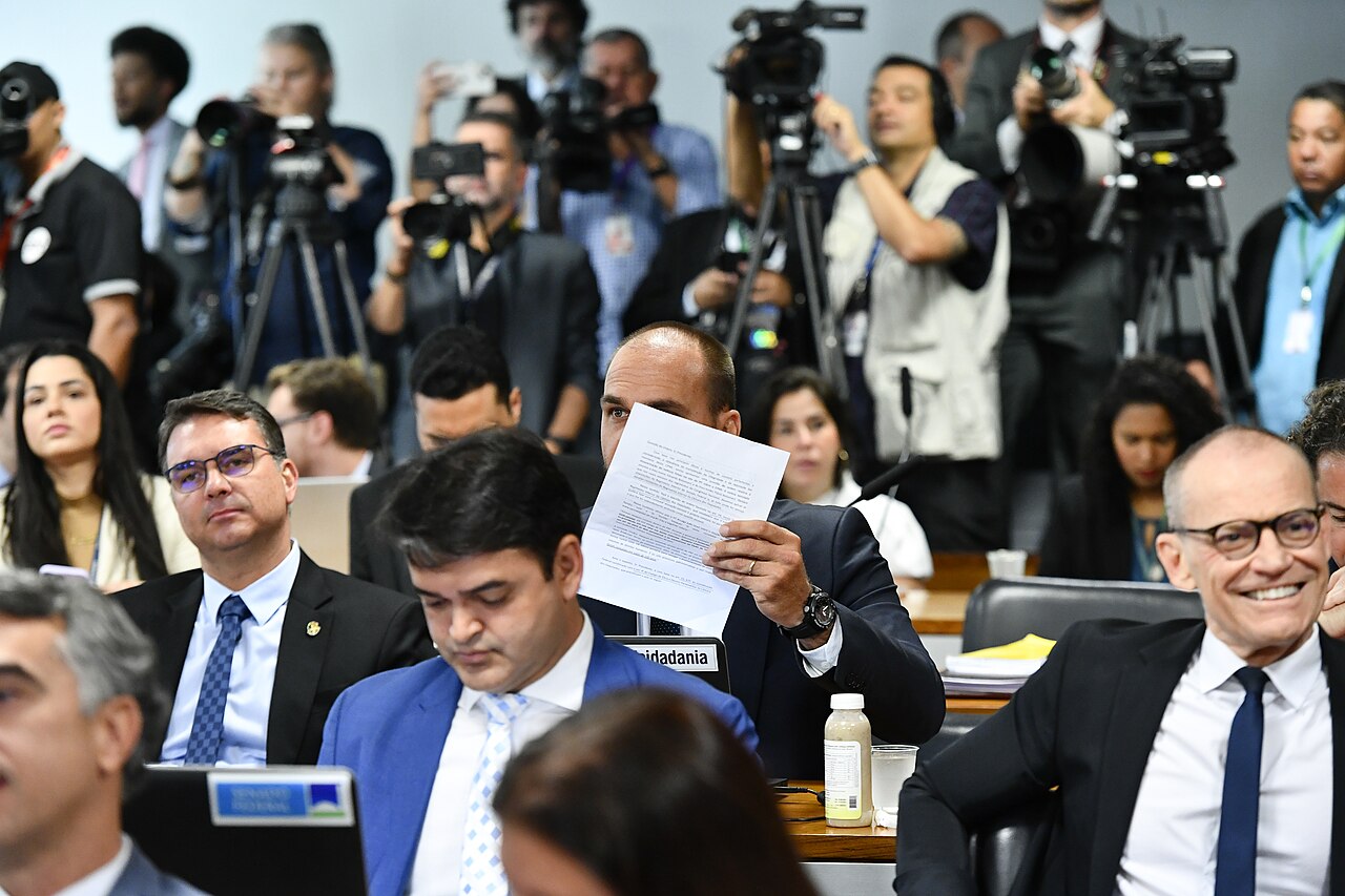 Sessão da CPMI que investigou os atos de 8 de Janeiro de 2023, em foto de arquivo